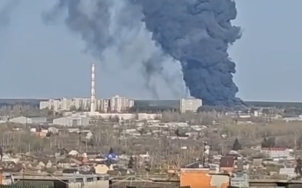 В Курську після вибуху загорівся завод – ЗМІ