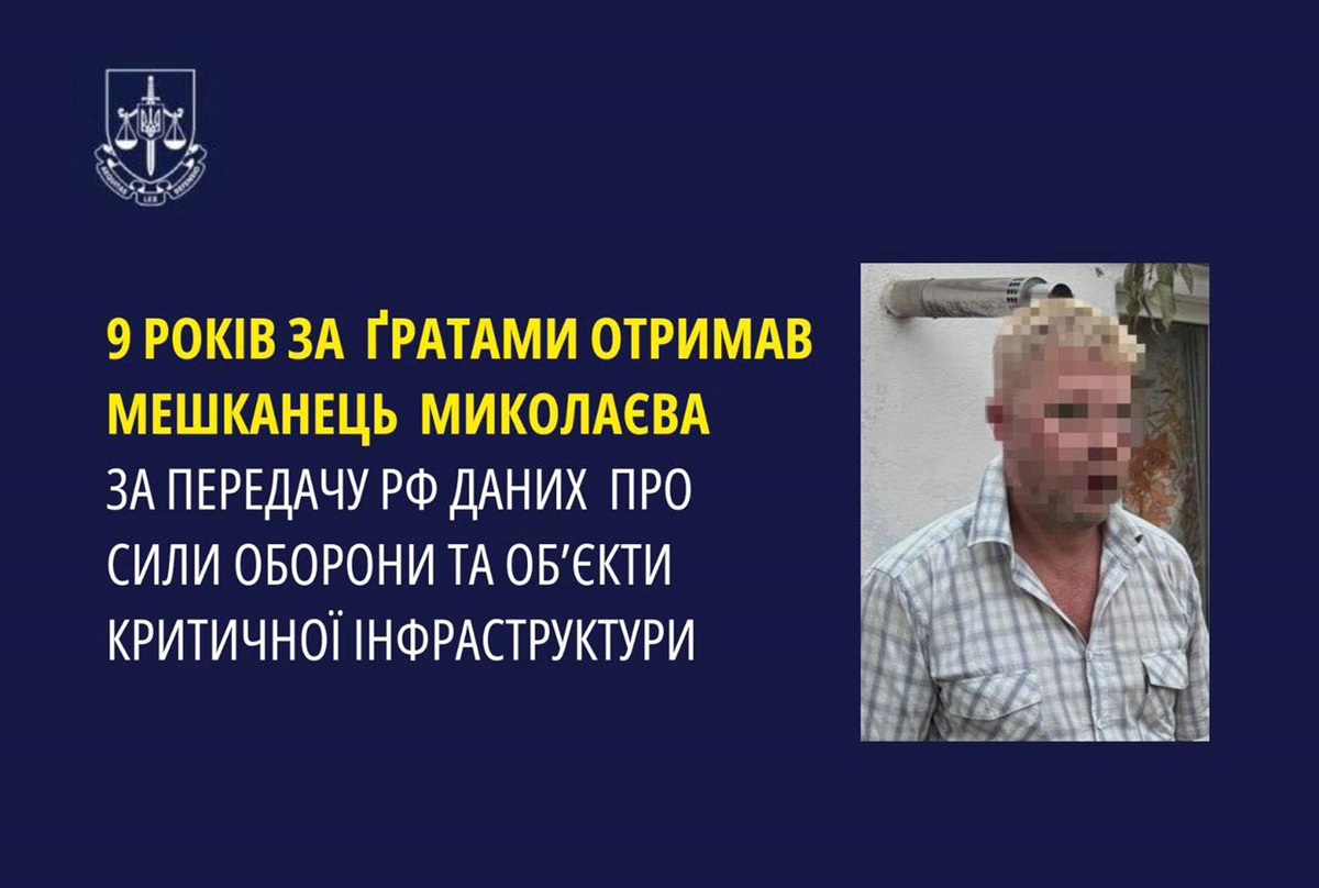 Новини України - Мешканець Миколаєва отримав дев’ять років за "злив" даних росіянам