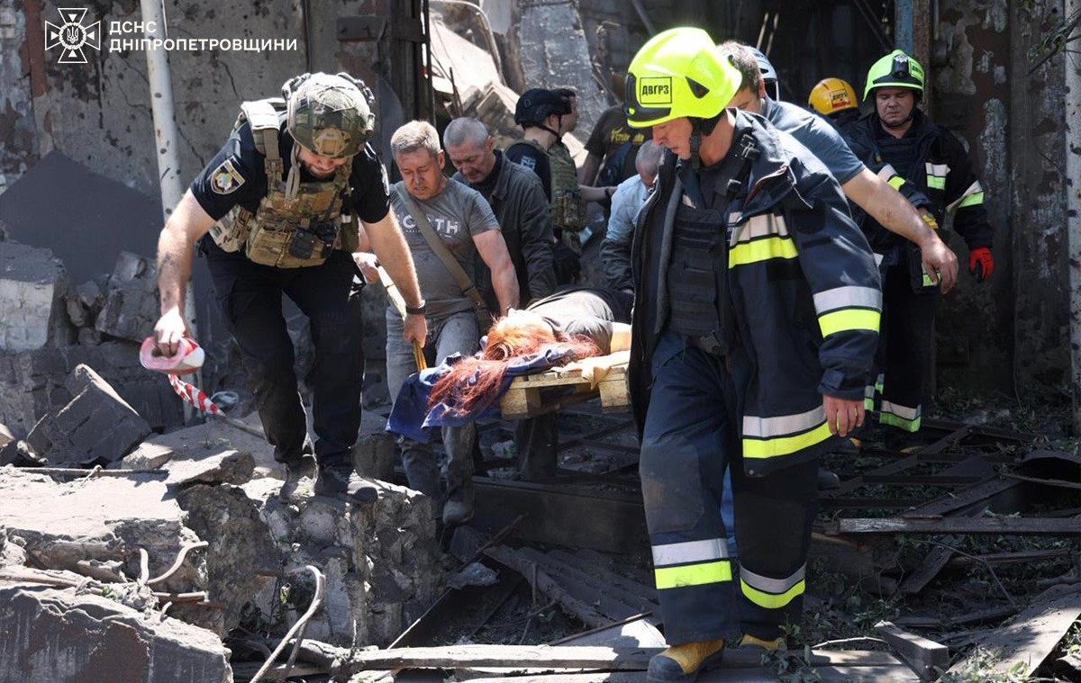 У Дніпрі понад 20 постраждалих через атаку Росії