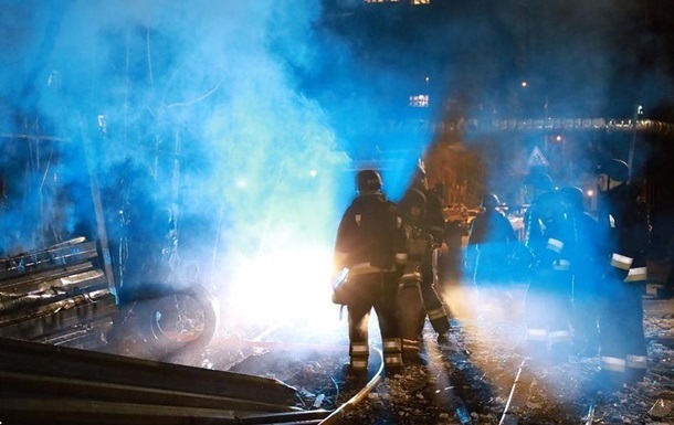 У Запоріжжі після удару БПЛА горить підприємство