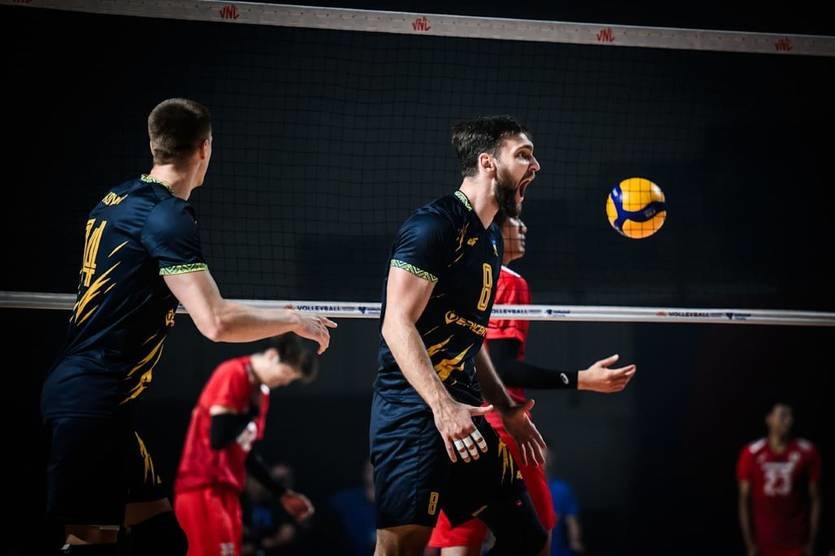 Українські волейболісти в Лізі націй насилу перемогли Японію