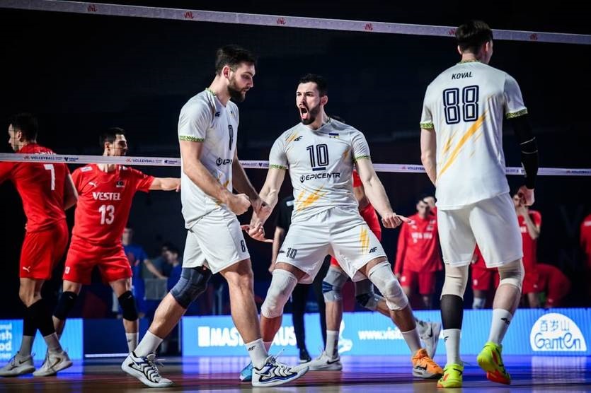 Збірна України з волейболу перемогла турків у Лізі націй