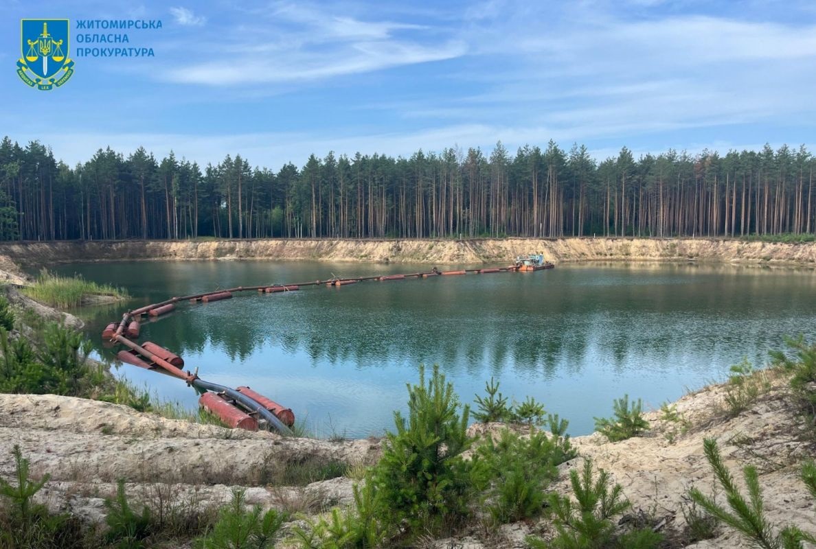 Видобуток піску на Житомирщині заподіяв шкоду довкіллю на 2,5 млрд