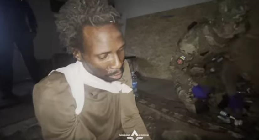 Взято в полон африканця, що воював за РФ