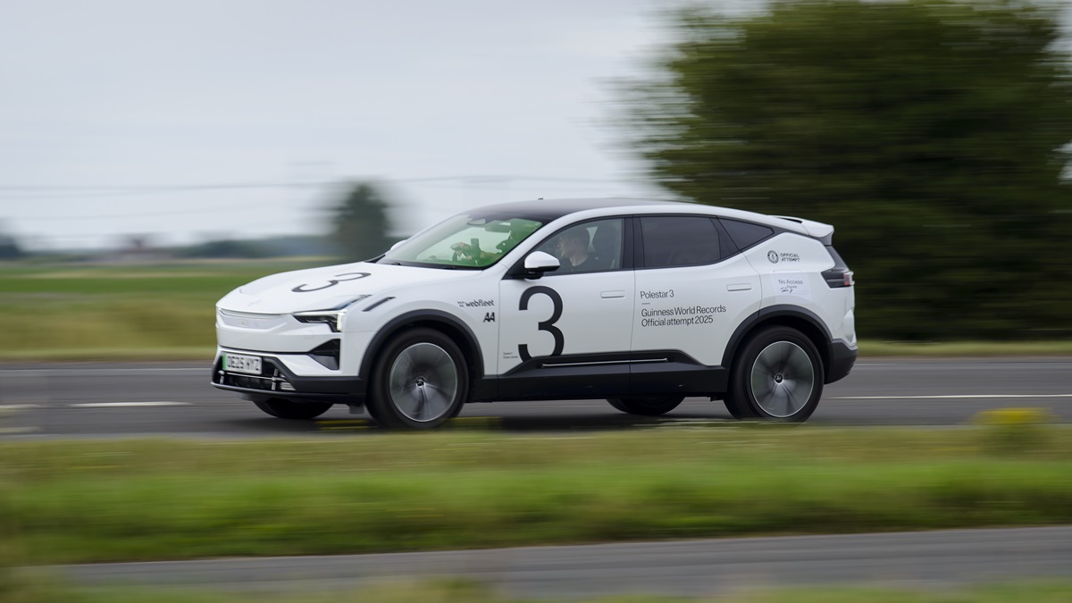 Polestar 3 оновив рекорд пробігу на одному заряді серед електрокросоверів