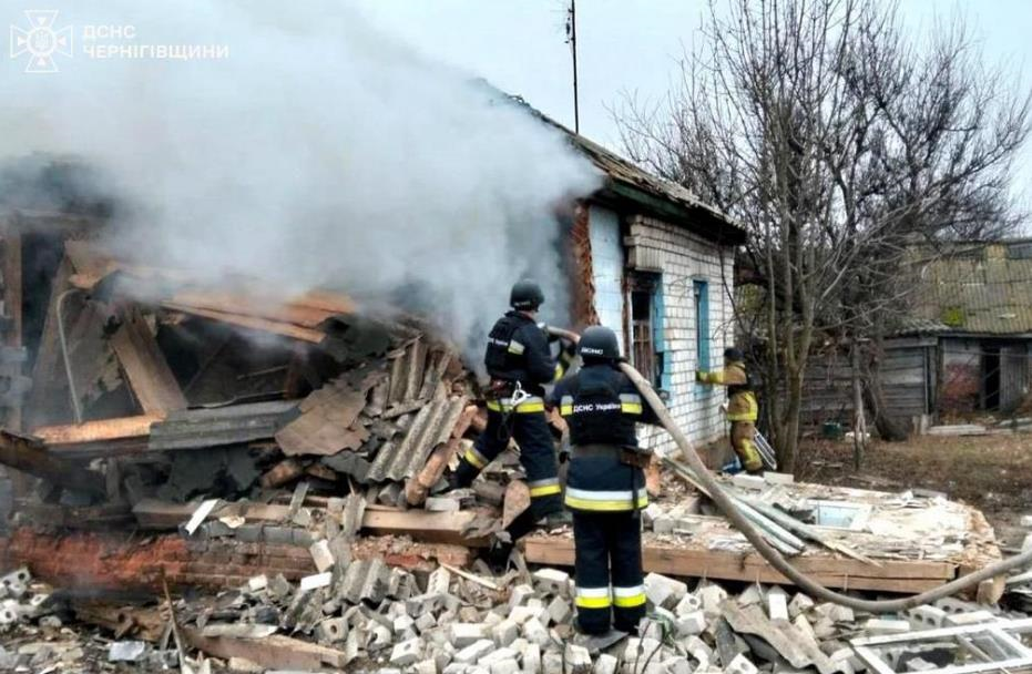 На Чернігівщині через атаку БПЛА загорівся магазин, загинула продавчиня