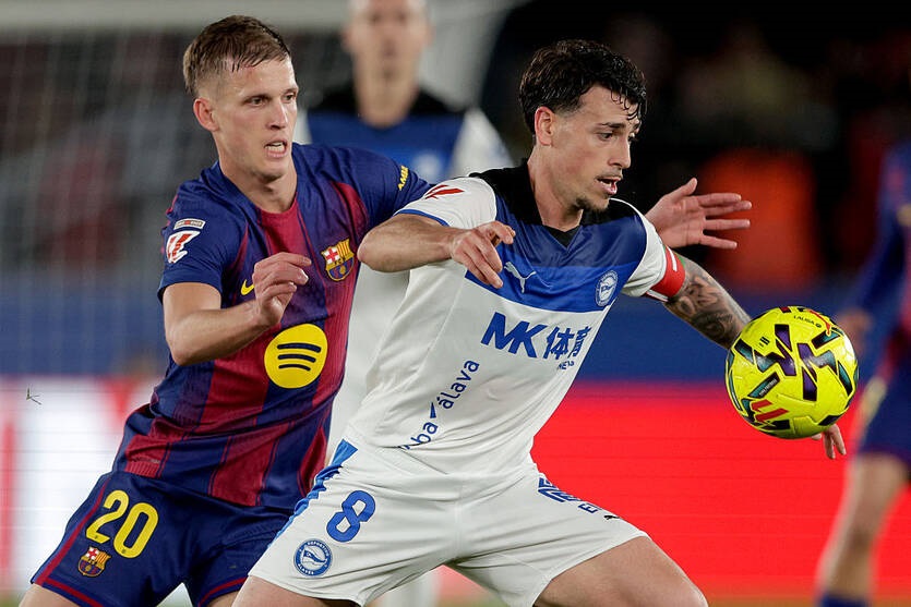 З двома голами Дані Ольмо Барселона стає лідером чемпіонату