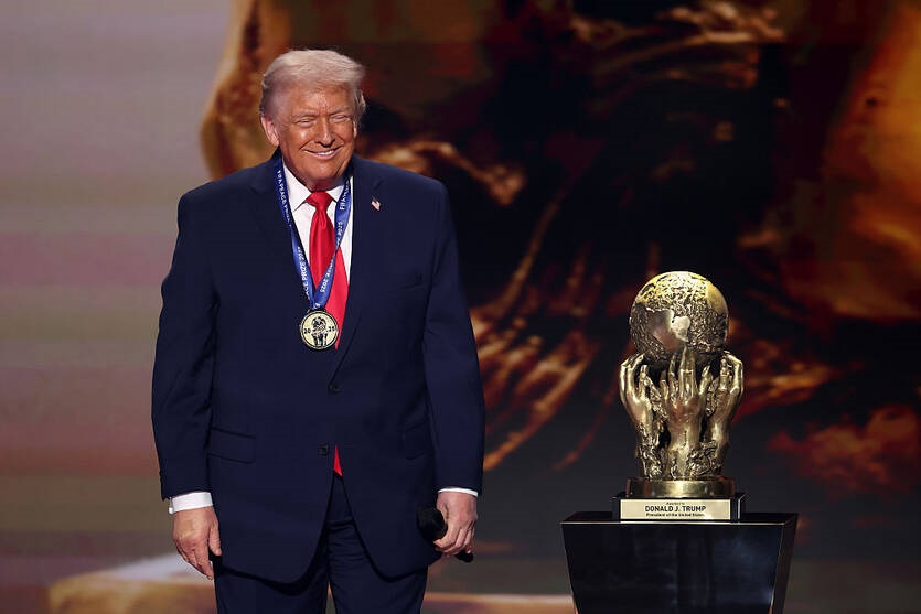 Дональд Трамп удостоївся честі стати володарем футбольної Премії миру