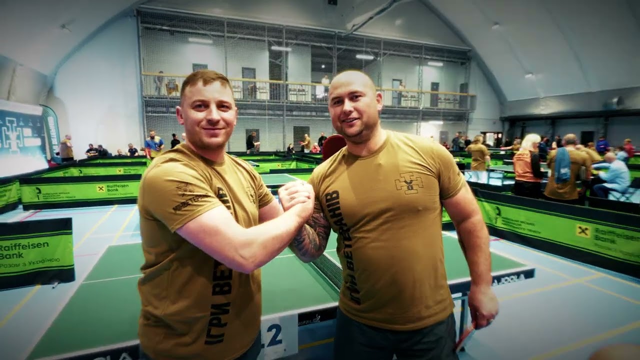 Фінал Всеукраїнських змагань “Ігри Ветеранів” – Настільний теніс. Згадаємо як це було у 2025?