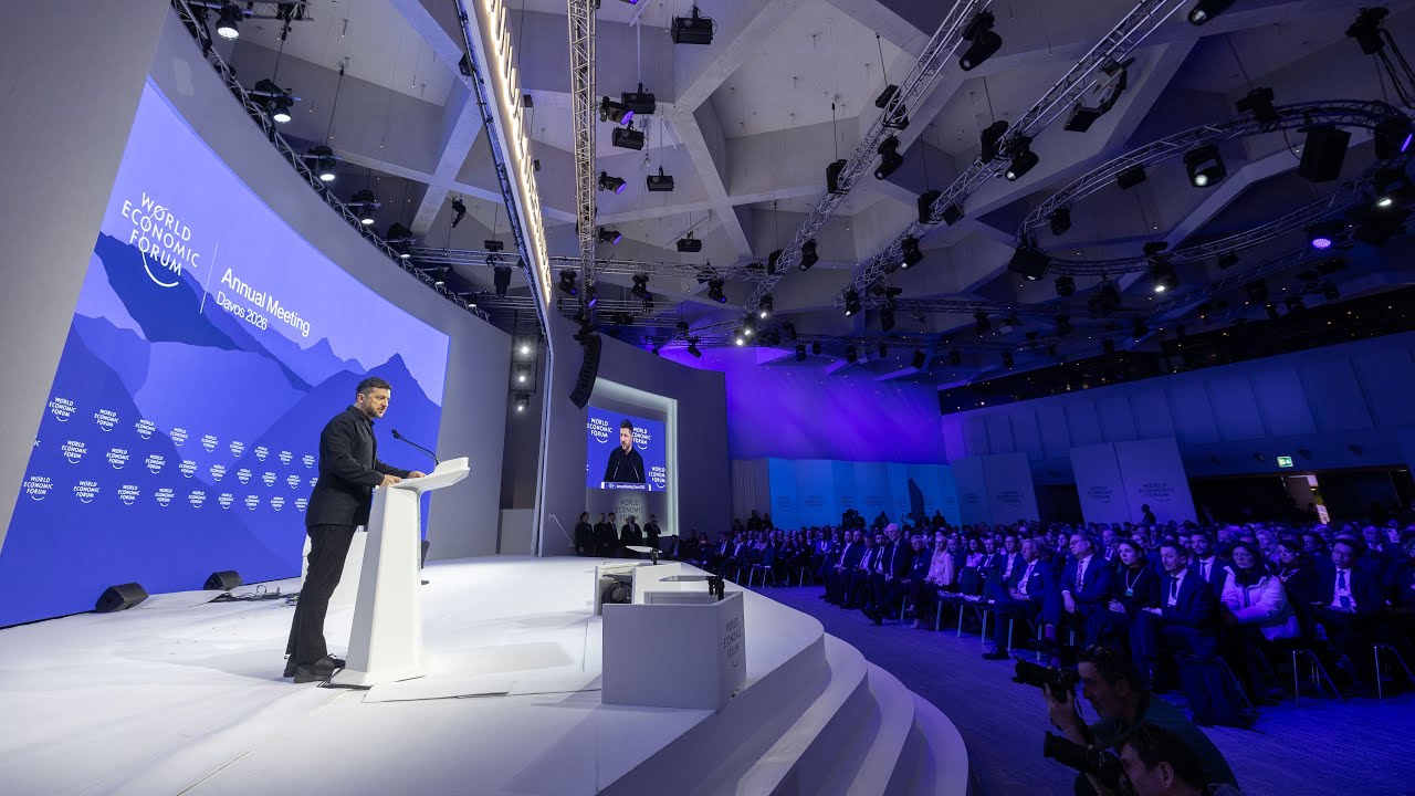 Виступ Володимира Зеленського в Давосі 22.01.2026
