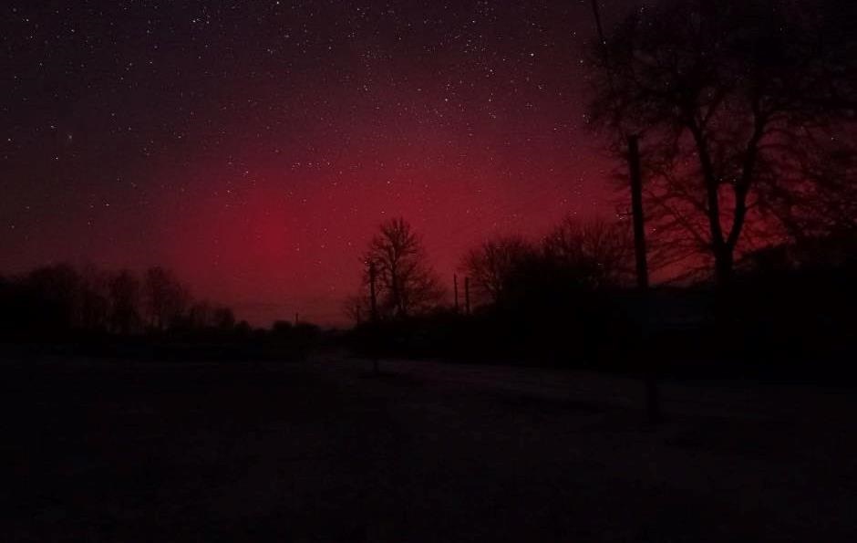 На Сумщині фіксували полярне сяйво і подвійне гало
