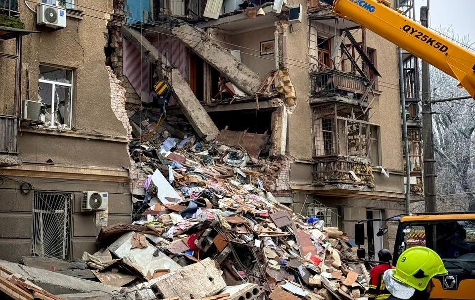 В Одесі завершили пошукові роботи після атаки РФ