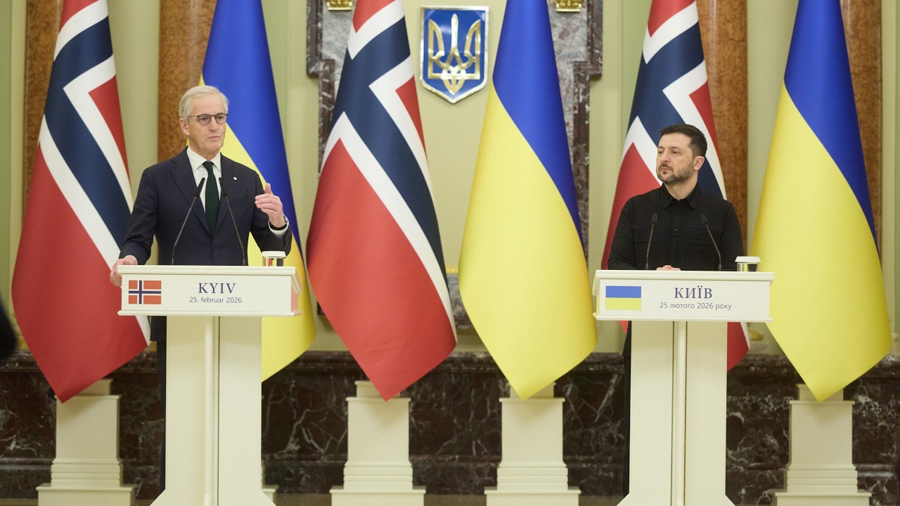 Спілкування Володимира Зеленського і Йонаса Гара Стере з медіа