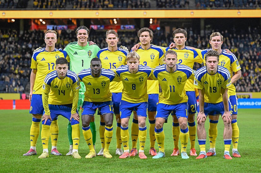 Шведи назвали гравців на матч з Україною