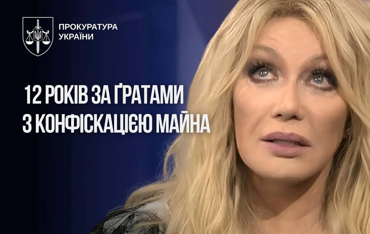 Повалій отримала 12 років в’язниці і втратила права на пісні