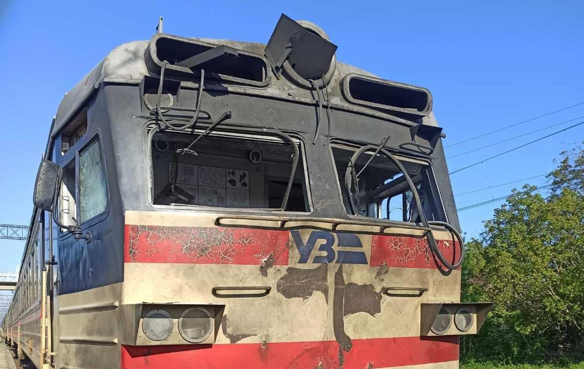 РФ атакувала поїзд на Запоріжжі: двоє потерпілих