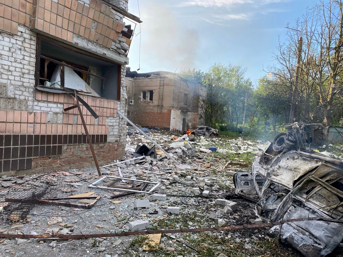 Росіяни скинули на Краматорськ п’ять авіабомб