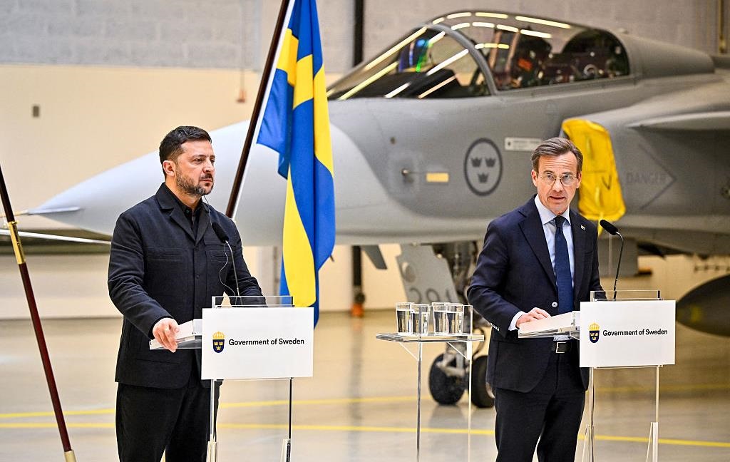 Швеція подарує Україні 16 винищувачів Gripen