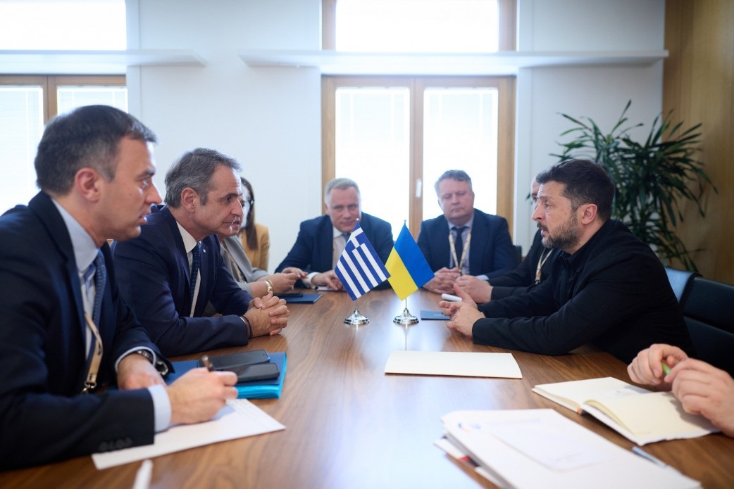 Зеленський зустрівся з прем’єром Греції
