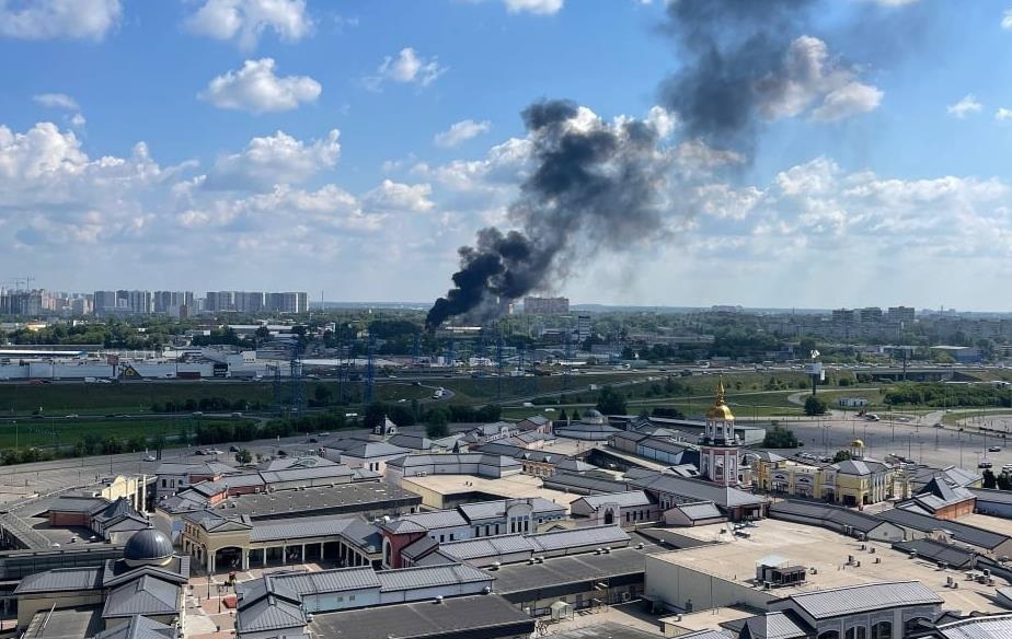 У Підмосков’ї палає електропідстанція
